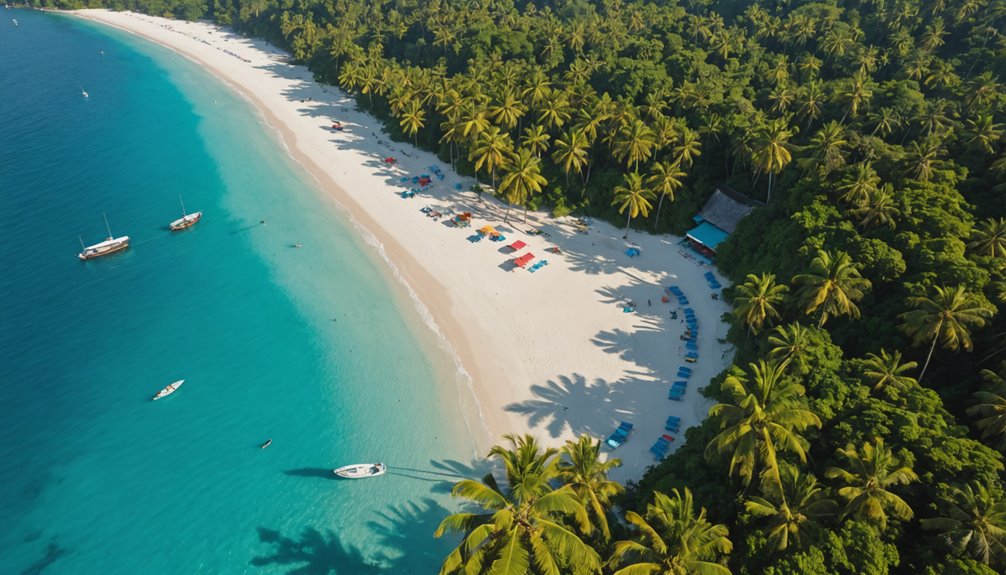 beautiful tropical beach paradise